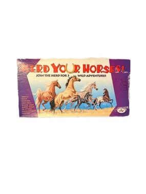 Talicor Herd Your Horses! Board Game - Horse Lover’s Educational Game, Ages 8+